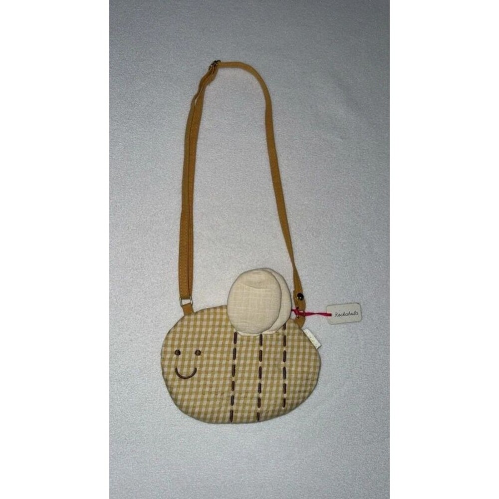 Rockahula Beryl Bumble Bee Gingham Crossbody Kids Bag Purse